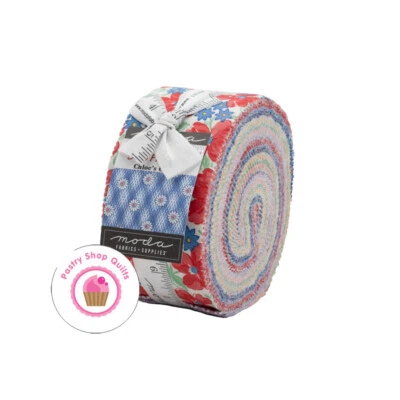 Moda 30's PLAYTIME Chloe's Closet JELLY ROLL 40 strips Quilt FABRIC 1930 Reprodu - Image 1 of 4