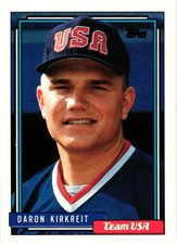 1992 Topps Traded set Break #60T Daron Kirkreit Near Mint - Free Shipping