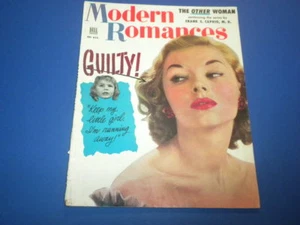 MODERN ROMANCES magazine 1953 December GREAT PHOTO COVER RISQUE STORIES vintage - Picture 1 of 1