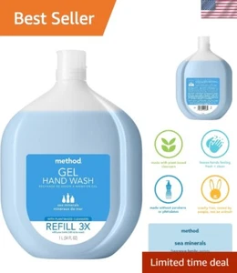 34oz Sea Minerals Biodegradable Hand Wash Refill - Gentle Plant-Based Cleanser - Picture 1 of 6