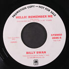 BILLY SWAN : bonjour ! remember me / mono A&M 7" simple 45 tr/min