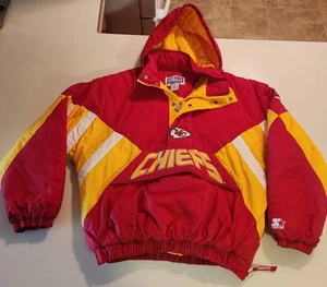 Chaqueta acolchada con media cremallera Kansas City Chiefs Starter NFL Pro Line - X-LARGE - Imagen 1 de 16