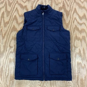 Zara Puffer Vest Navy Blue XL - Picture 1 of 5