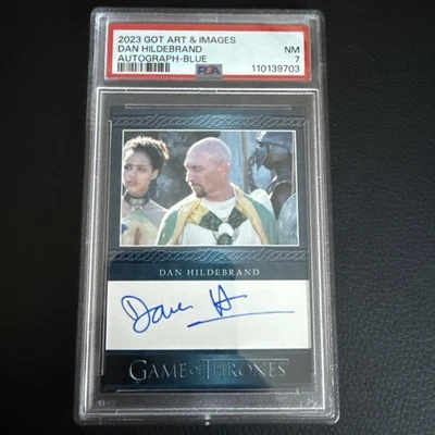 Rittenhouse Game of Thrones Art & Images Dan Hildebrand psa 7 Kraznys mo nakloz  - Image 1 of 2