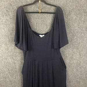 Boden Women’s Sz 16T Jump Suit Navy One Piece Business Wide Leg - Picture 1 of 10