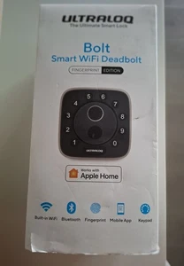 ULTRALOQ The Ultimate Smart Lock Bolt WiFi Deadbolt FINGERPRINT/works AppleHome - Picture 1 of 10