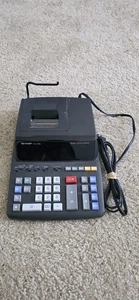 Sharp EL-2196BL Calcolatrice Base 12 Cifre 2 Colori Stampante  - Foto 1 di 6