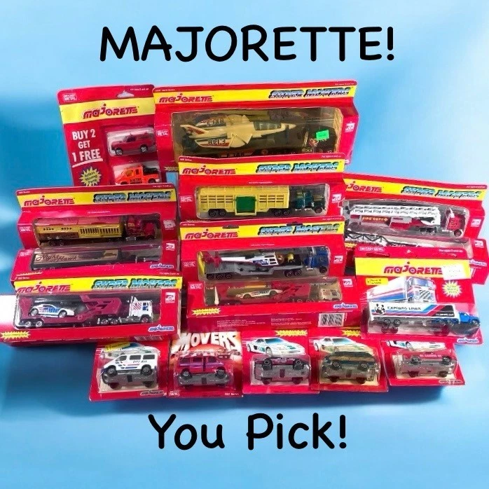 New Sealed Majorette Vintage 1980's Die Cast Cars And Haulers NRFB NIB You Pick! - Image 1 of 1