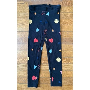 Old Navy Girls' Smiley Leggings Size 6-7 - Picture 1 of 4