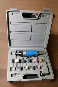 14 PC Air Grinder Tool Kit 20000 RPM  Pneumatic Straight Die Cummins  - Picture 1 of 10