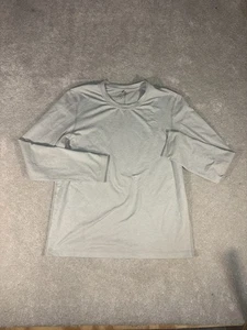 Camisa para hombre lululemon m/l manga larga peso medio suave gris claro - Imagen 1 de 9