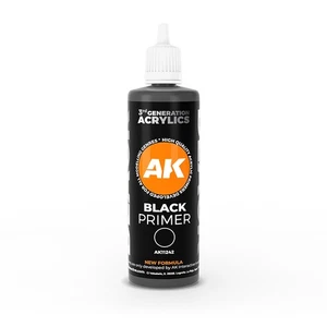 AK Interactive Black Primer 100ml Airbrush AK11242 - Picture 1 of 1