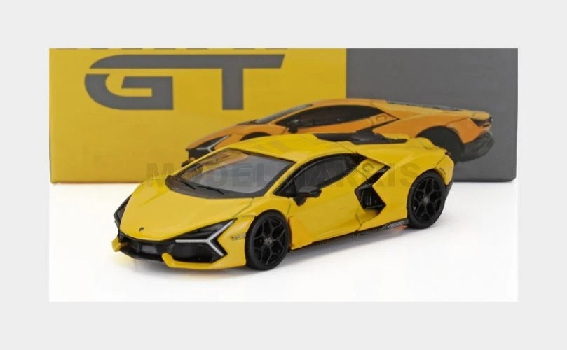 MINI-GT MGT00886-L LAMBORGHINI - REVUELTO HYBRID 2023 - YELLOW - 1/64