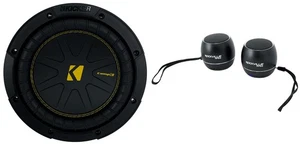 Kicker 50CWCD84 CompC 8" Subwoofer DVC 4 ohmios Estéreo para Automóvil Sub+Altavoces para Hogar CWCD84 - Imagen 1 de 12