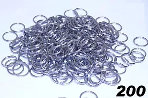 Stainless Steel Key Rings 3/4" (20mm) Split Ring, Wholesale LOT 200 - Picture 1 of 2
