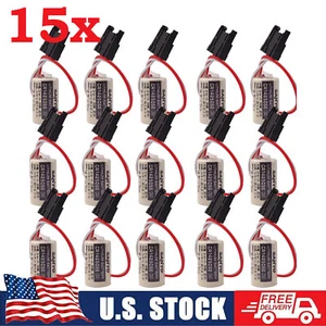 15X Para Sanyo FDK CR14250SE CR14250SE-R 1747-BA Batería PLC con Enchufe 3P 3V EE. UU. - Imagen 1 de 8