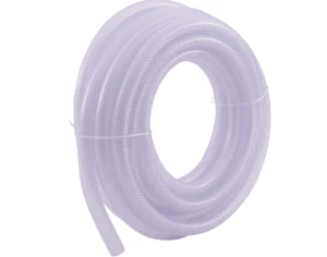 Tubo de vinilo trenzado Eastman 98629 EZ-Flo 10 ft 5/8" ID x 7/8" OD transparente (paquete de 2) - Imagen 1 de 1