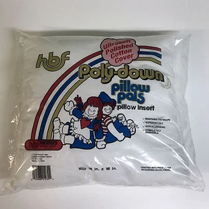 Hobbs Pillow Pals Cotton Cover Cushion Insert 40 x 40 cm or 16 x 16 " BARGAIN - Picture 1 of 3