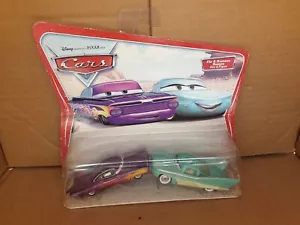 VOITURE DISNEY PIXAR CARS Équipe De Course /Flo and Ramone - Diecast Métal - Imagen 1 de 3