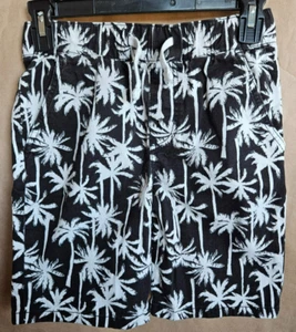 THERE ABOUTS BOYS SHORTS WITH POCKETS BLACK AND WHITE SIZE MEDIUM 10/12 # 4545 - Picture 1 of 9