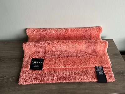 LAUREN RALPH LAUREN Bath Rug Reversible -100% COTTON New! - Image 1 of 4