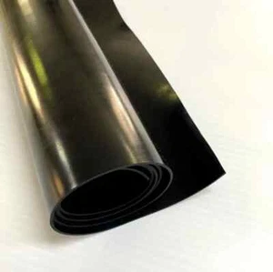 NBR/BUNA RUBBER SHEET 1/16" THICKNESS 36"W x 36"L - Picture 1 of 8