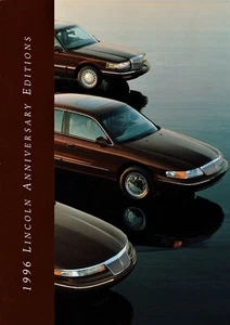1996 Lincoln Continental Mark VIII Town Car Anniversary Editions Sales Brochure - Picture 1 of 1