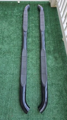 Barras laterales redondas de acero negro de 3" para SUV Honda Pilot 2016 2017 2018 2019 2020-2022 Foto 1 de 4