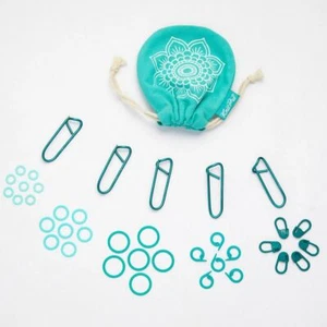 KnitPro Mindful Collection - Knitting Stitch Markers Mega Pack of 100 - Picture 1 of 2