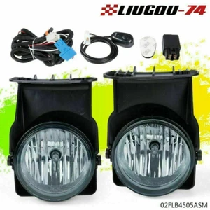 Luces antiniebla de lente + cableado + kit de interruptor apto para 03-06 GMC Sierra 1500 2500 3500 nuevo - Imagen 1 de 12