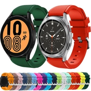 Watch Strap For Samsung Smart Watch 3/4/5/6/7 FE Silicone Fitness Wrist Band - Picture 1 of 20