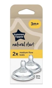Tommee Tippee Natural Start Medium Flow Teats (2 Pack) - Picture 1 of 1