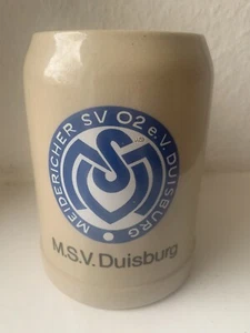MSV Duisburg - Bierkrug - 0,5 Liter - 70er Jahre - Bild 1 von 2