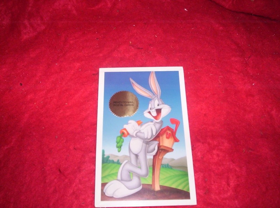 Bugs Bunny Postcards Lot of 10 USPS Postal Cards Vintage 1997 POST OFFICE NEW - Image 1 of 1