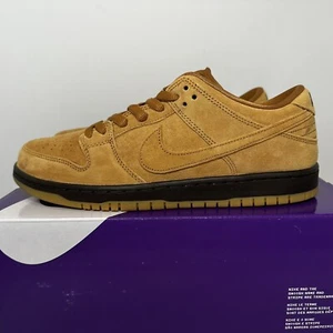 Nike SB Dunk Low Wheat Mocha BQ6817-204 Size 8 - Picture 1 of 5