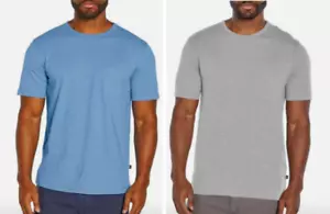 GAP Hombre XXL Camiseta Algodón Manga Corta Bolsillo Slub Camiseta 2 PACK Azul Gris Claro - Imagen 1 de 9