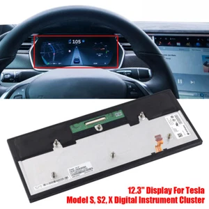 12.3" Display fit Tesla Model S S2 X Digital Instrument Cluster LA123WF1(SL)(01) - Picture 1 of 9