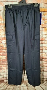 BNWT Boys Sz 14Y LW Reid Navy Blue Elastic Waist Cargo Side Pocket School Pant - Picture 1 of 2