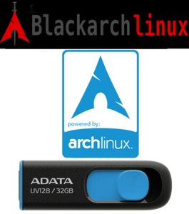 BlackArch Linux 2021.09.01 Bootable Live 32 Gb USB 3.2 Penetration Testing 64 Bt