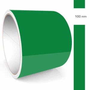Tiras decorativas 100 mm 10 metros verde brillante RAL 6029 brillo coche barco moto WoMo - Imagen 1 de 5
