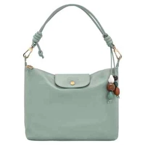 Bolso Hobo LONGCHAMP Le Pliage Xtra M Celadon - Cuero Nuevo - Imagen 1 de 10