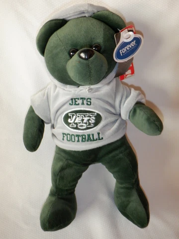 NFL ~ FOREVER COLLECTIBLES NEW YORK JETS TEDDY BEAR Cover