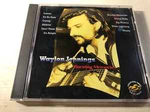 Waylon Jennings - Burning Memories (1997) Music CD KRB KRB5036-2 - Picture 1 of 3