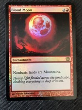 Magic MTG 9th Edition Single Blood Moon Foil NEAR MINT (NM)