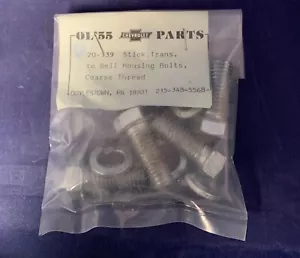 1955 1956 1957 Chevy Standard Transmission To Bellhousing Bolts & Washers - Bild 1 von 1