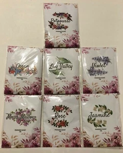 LUXURIOUS FRAGRANT SCENTED DRAWER SACHETS X 3, 7 X VARIETY OF SCENTS, FREE POST - Picture 1 of 16