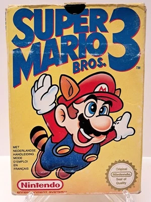 Original Box Only of Super Mario Bros. 3 (Nintendo NES, EN, FR, NL, Boîte, 1991) - Image 1 of 4