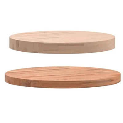 Tischplatte Massivholz Buche Holzplatte für Beistelltisch Bartisch Ersatzplatte - Bild 1 von 4