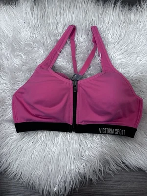 Sujetador deportivo Victoria Sport Incredible 34B rosa cierre delantero espalda deportiva Foto 1 de 4