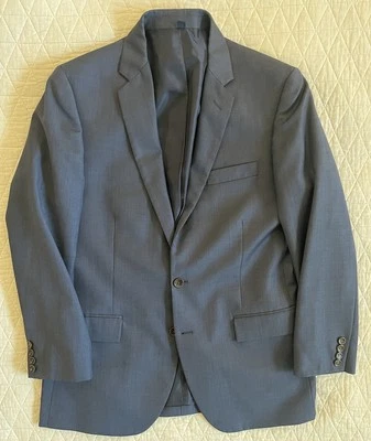 J. Chaqueta de Traje de Lana Calce Ajustado Crew Thompson en Casi Azul Marino Talla 40 R $398 Foto 1 de 4